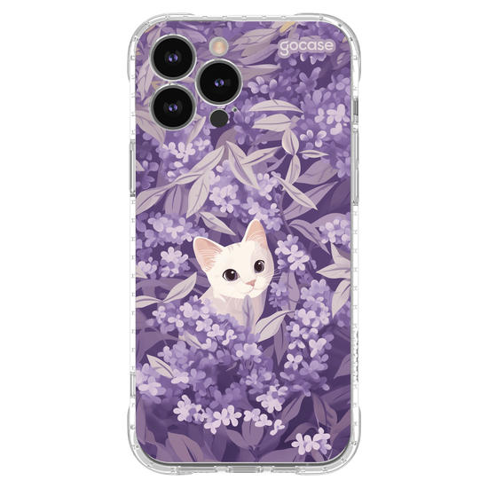 Capinha para celular  Gatinho em Lavanda