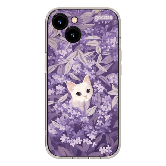 Capinha para celular  Gatinho em Lavanda