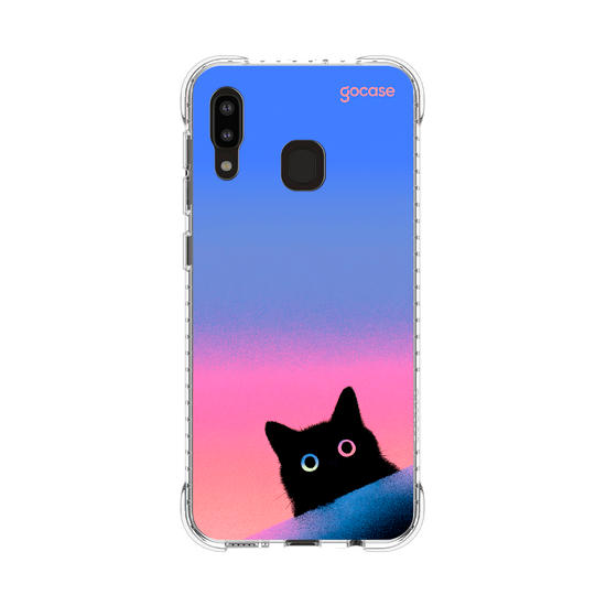 Capinha para celular  Gatinho Espiandinho