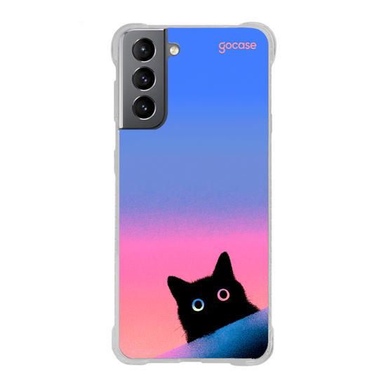 Capinha para celular  Gatinho Espiandinho