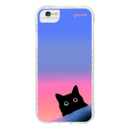 Capinha para celular  Gatinho Espiandinho