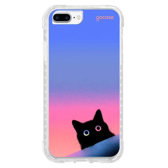 Capinha para celular  Gatinho Espiandinho