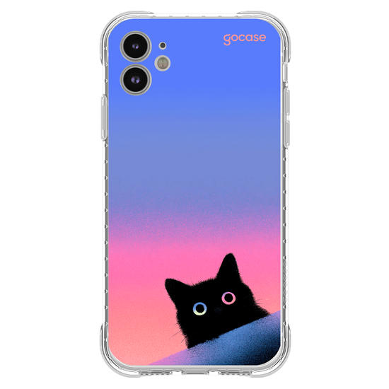 Capinha para celular  Gatinho Espiandinho