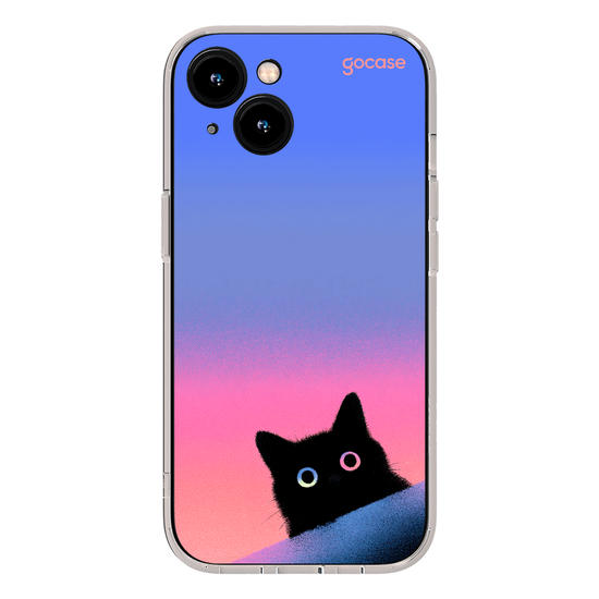 Capinha para celular  Gatinho Espiandinho