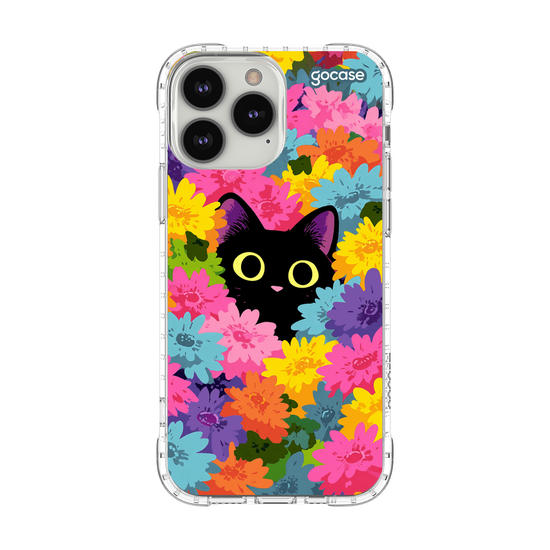 Capinha para celular  Gatinho nas Flores