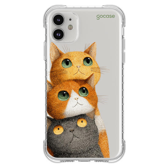 Capinha para celular  Gatinhos Bordados