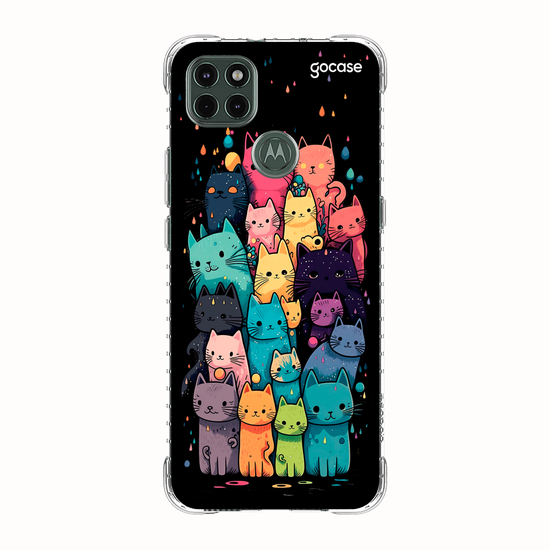 Capinha para celular Gatinhos Coloridos