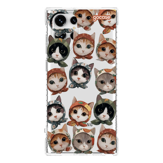 Capinha para celular  Gatinhos de Echarpe
