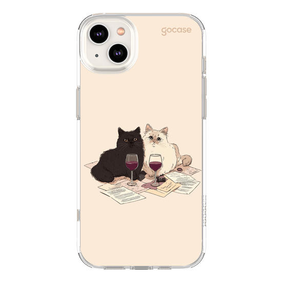Capinha para celular  Gatinhos e Vinho