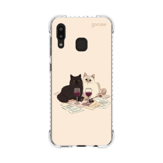 Capinha para celular  Gatinhos e Vinho