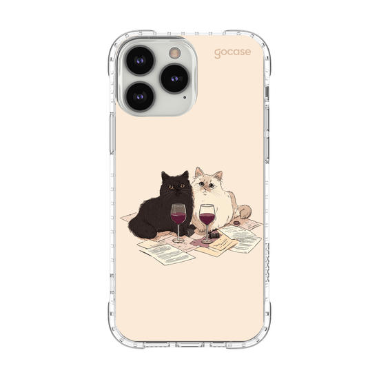 Capinha para celular  Gatinhos e Vinho