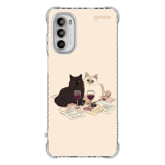 Capinha para celular  Gatinhos e Vinho