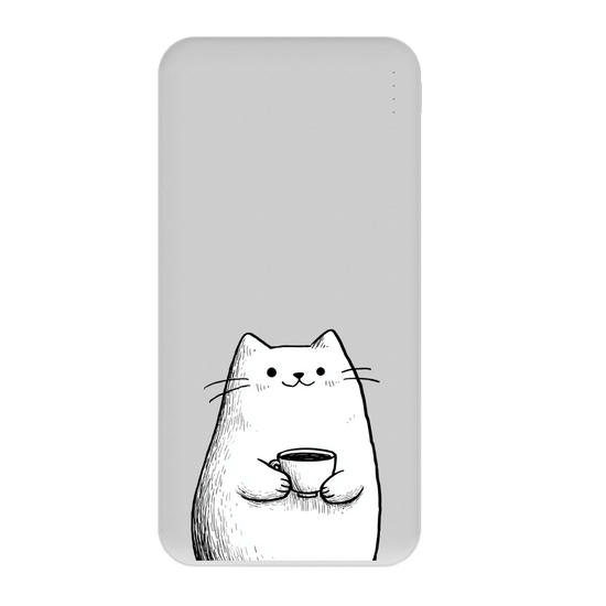 Carregador Portátil Fast Charge -  Gatito Cafecito