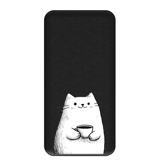 Carregador Portátil Fast Charge -  Gatito Cafecito