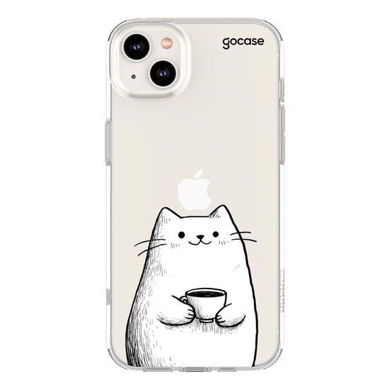 Capinha para celular  Gatito Cafecito