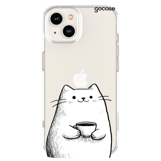 Capinha para celular  Gatito Cafecito