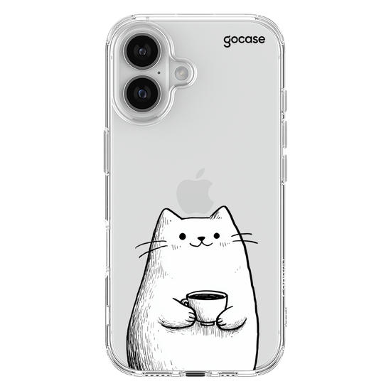 Capinha para celular  Gatito Cafecito