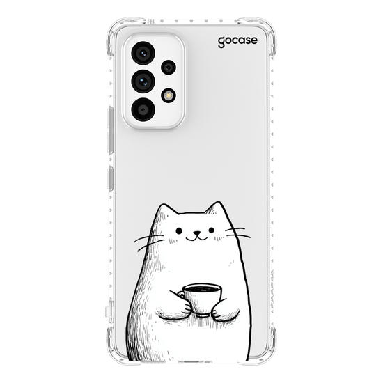 Capinha para celular  Gatito Cafecito