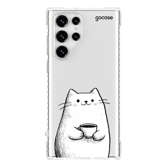 Capinha para celular  Gatito Cafecito