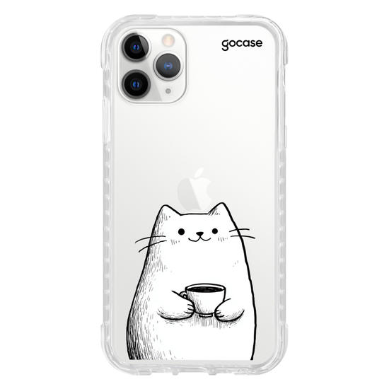 Capinha para celular  Gatito Cafecito