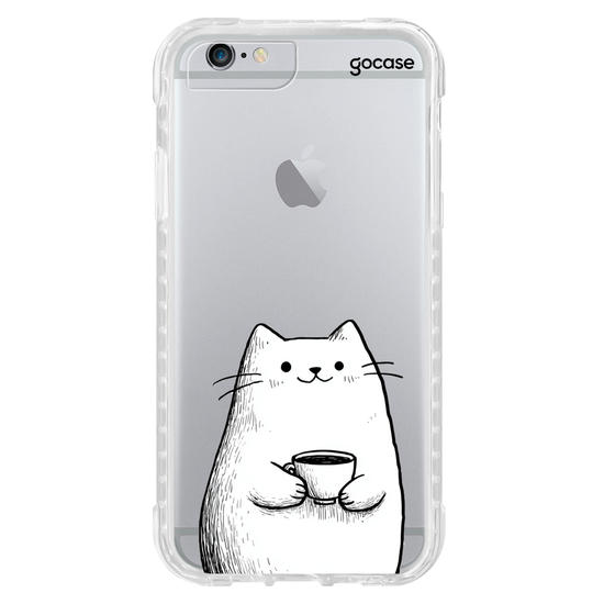 Capinha para celular  Gatito Cafecito