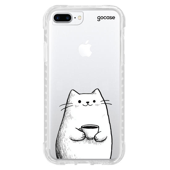 Capinha para celular  Gatito Cafecito Capinha para celular  Gatito Cafecito