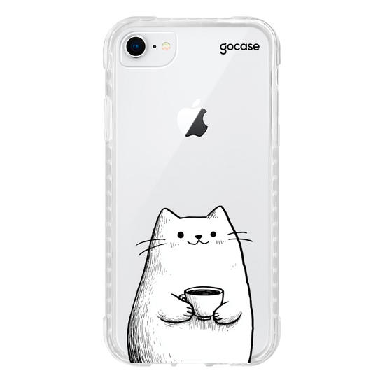 Capinha para celular  Gatito Cafecito