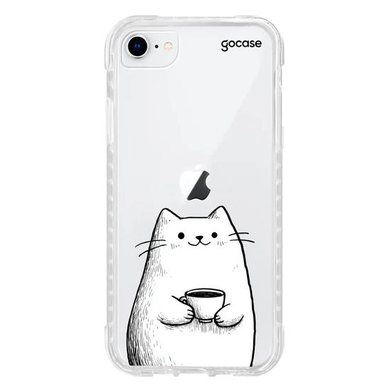 Capinha para celular  Gatito Cafecito