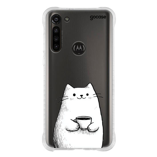 Capinha para celular  Gatito Cafecito