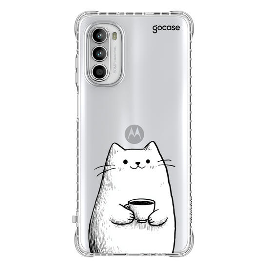 Capinha para celular  Gatito Cafecito