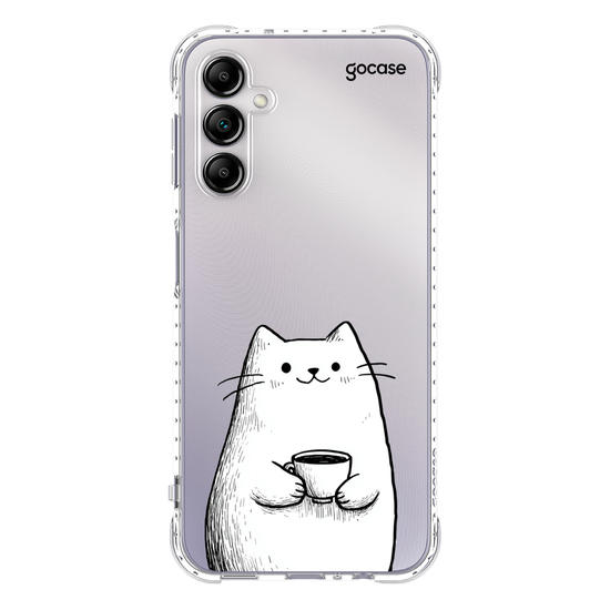 Capinha para celular  Gatito Cafecito