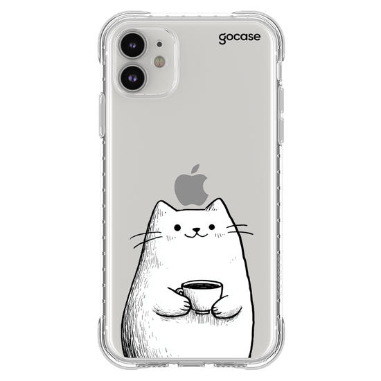 Capinha para celular  Gatito Cafecito