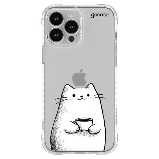 Capinha para celular  Gatito Cafecito