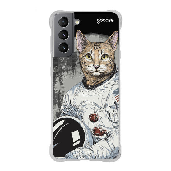 Capinha para celular Astronaut Cat
