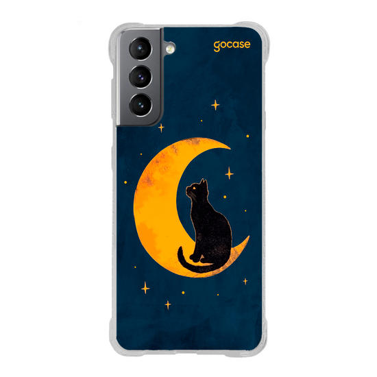 Capinha para celular Gato Na Lua