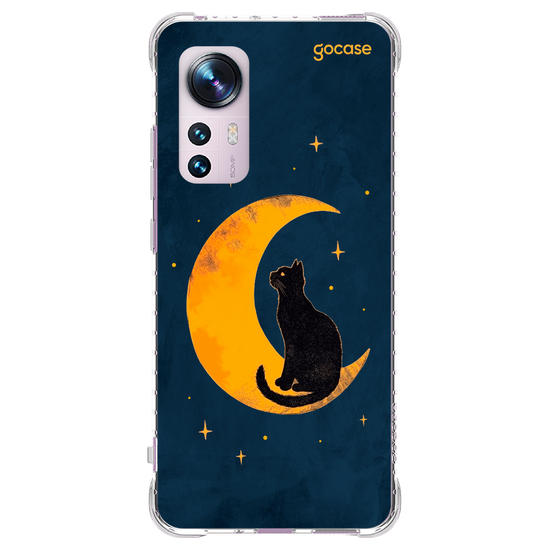 Capinha para celular Gato Na Lua