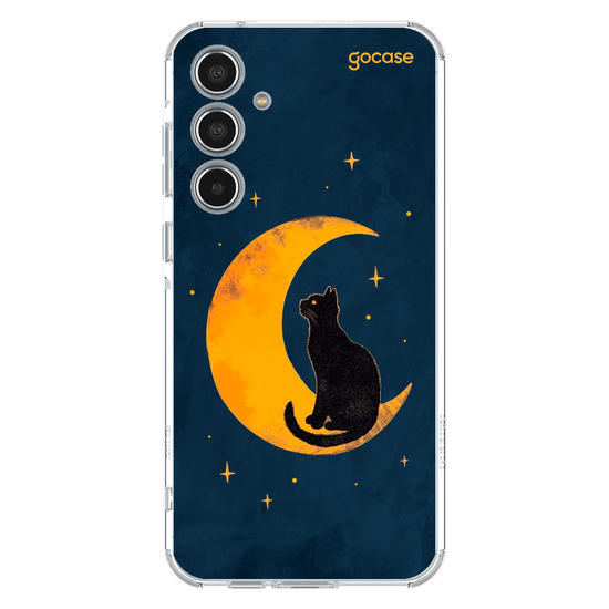 Capinha para celular Gato Na Lua