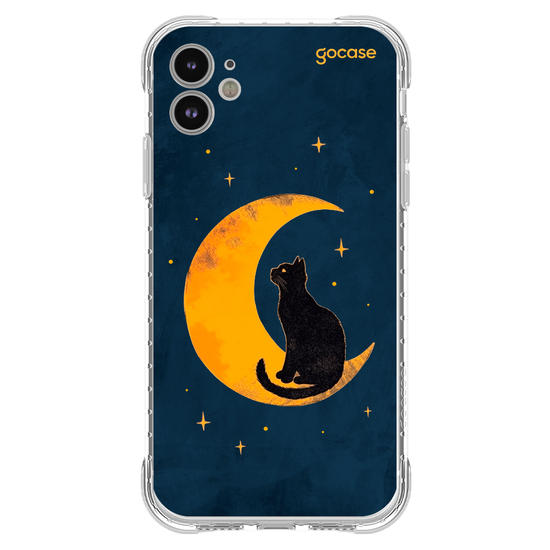 Capinha para celular Gato Na Lua