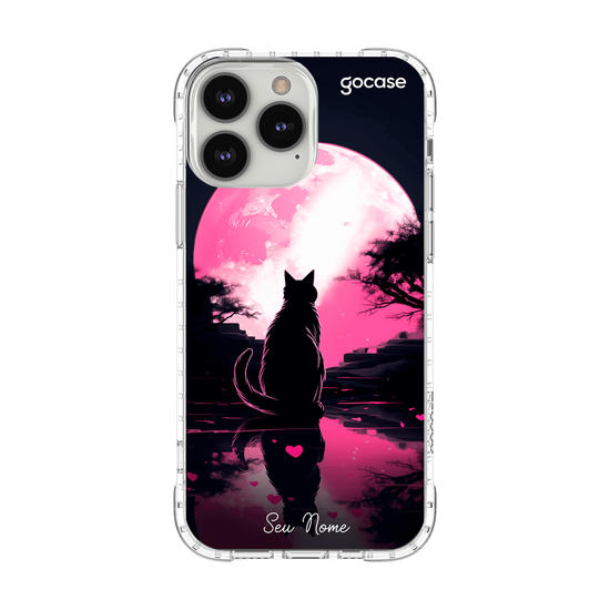 Capinha para celular  Gato na Lua
