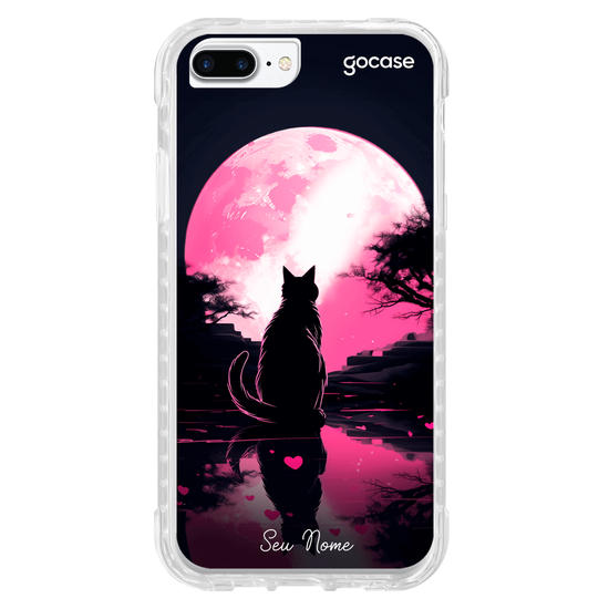 Capinha para celular  Gato na Lua