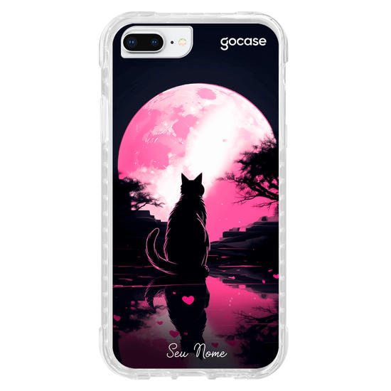 Capinha para celular  Gato na Lua