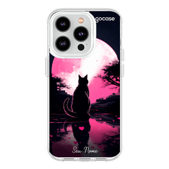 Capinha para celular  Gato na Lua
