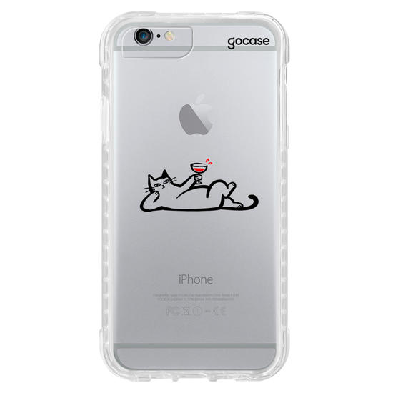 Capinha para celular  Gato Relax com Nome