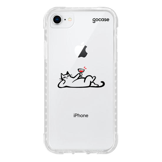 Capinha para celular  Gato Relax com Nome