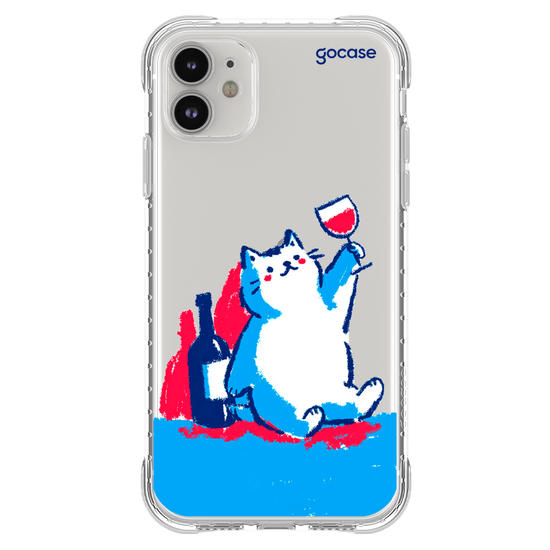 Capinha para celular  Gato Tinto