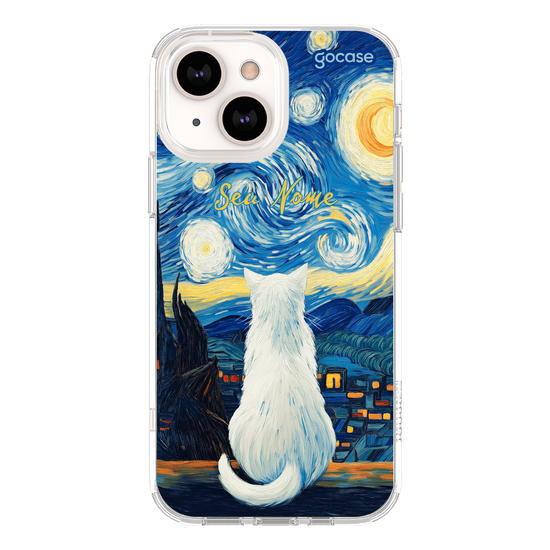 Capinha para celular Van Gogh - Noite Felina