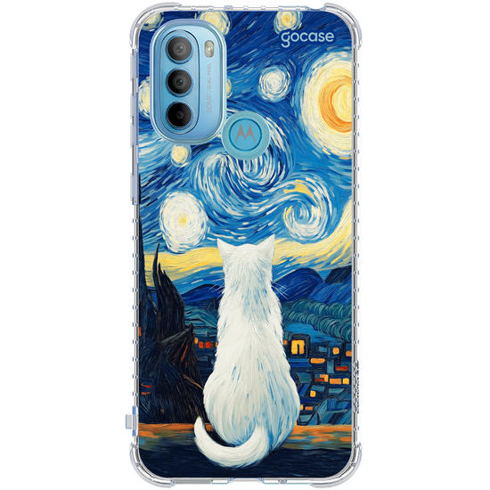 Capinha para celular  Van Gogh - Noite Felina