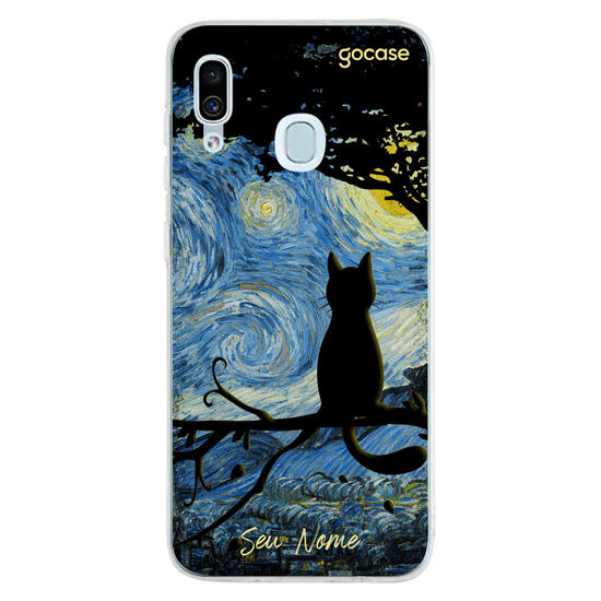 Gato na Noite Estrelada