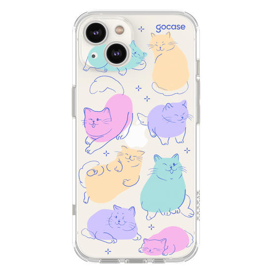  Gatos Coloridos Pastel