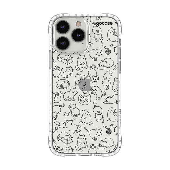 Capinha para celular  Gatos  Rabisco Fofo